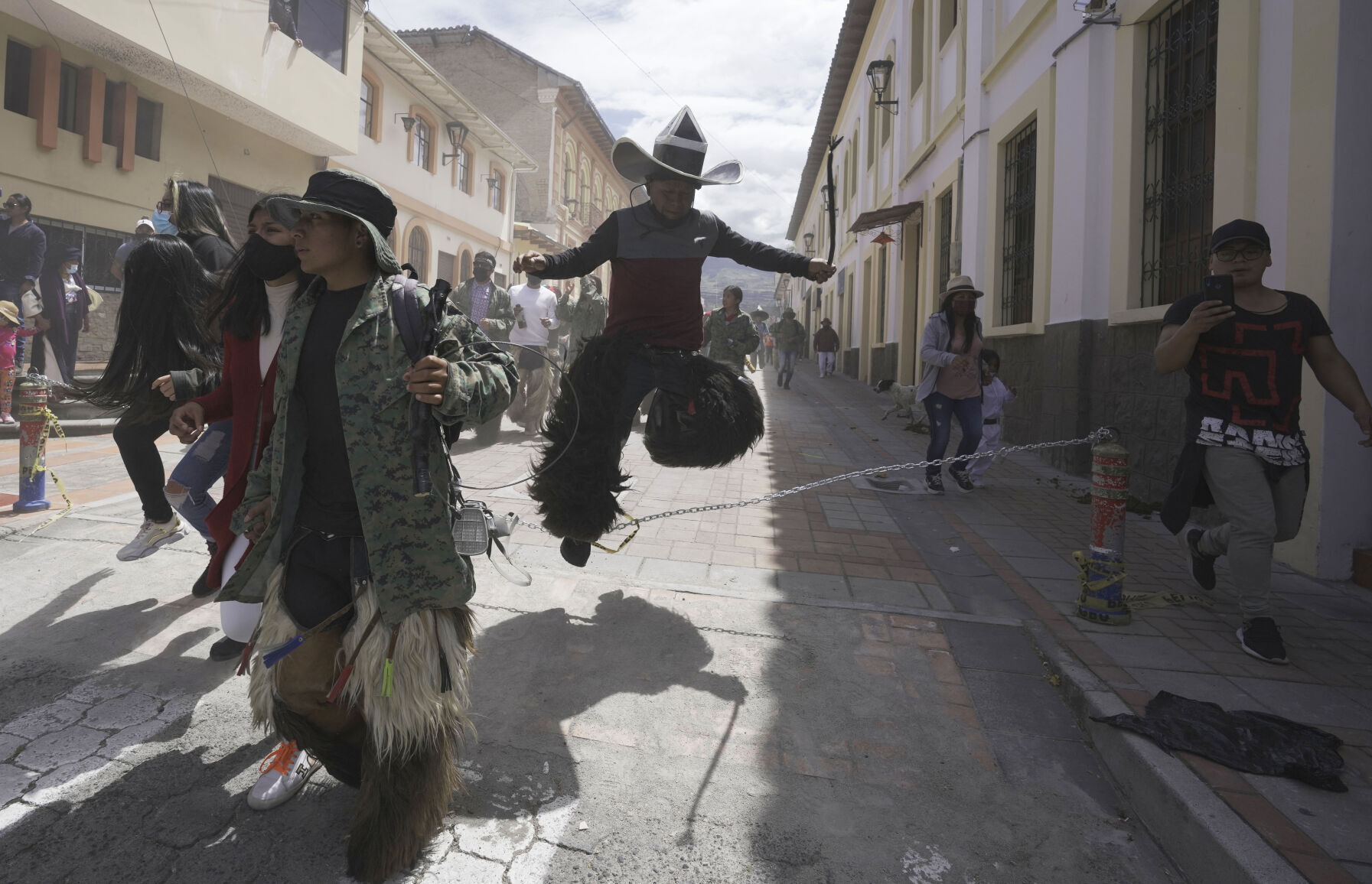 APTOPIX Virus Outbreak Ecuador Sun Festival
